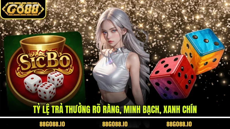 Tỷ lệ trả thưởng rõ ràng, minh bạch, xanh chín